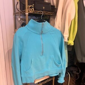 LULULEMON Women's Blue Half-Zip Pullover